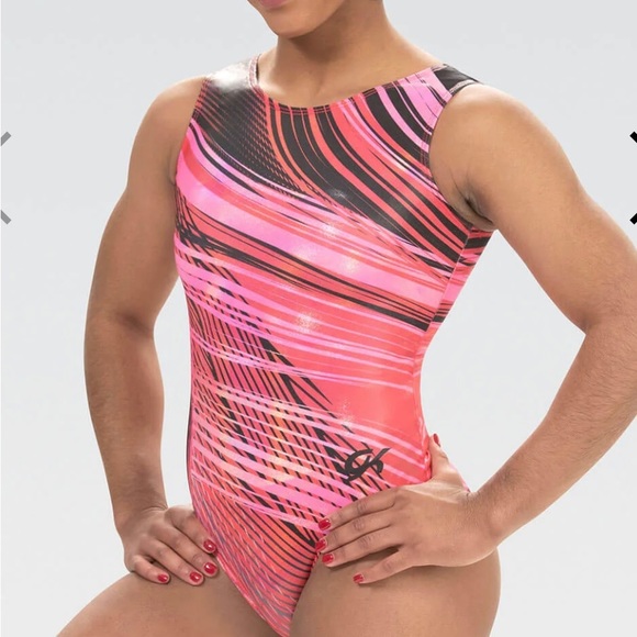 NWT Candy Streaks GK gymnastics tumbling dance Workout Leotard Style #3854 CL - Picture 1 of 10